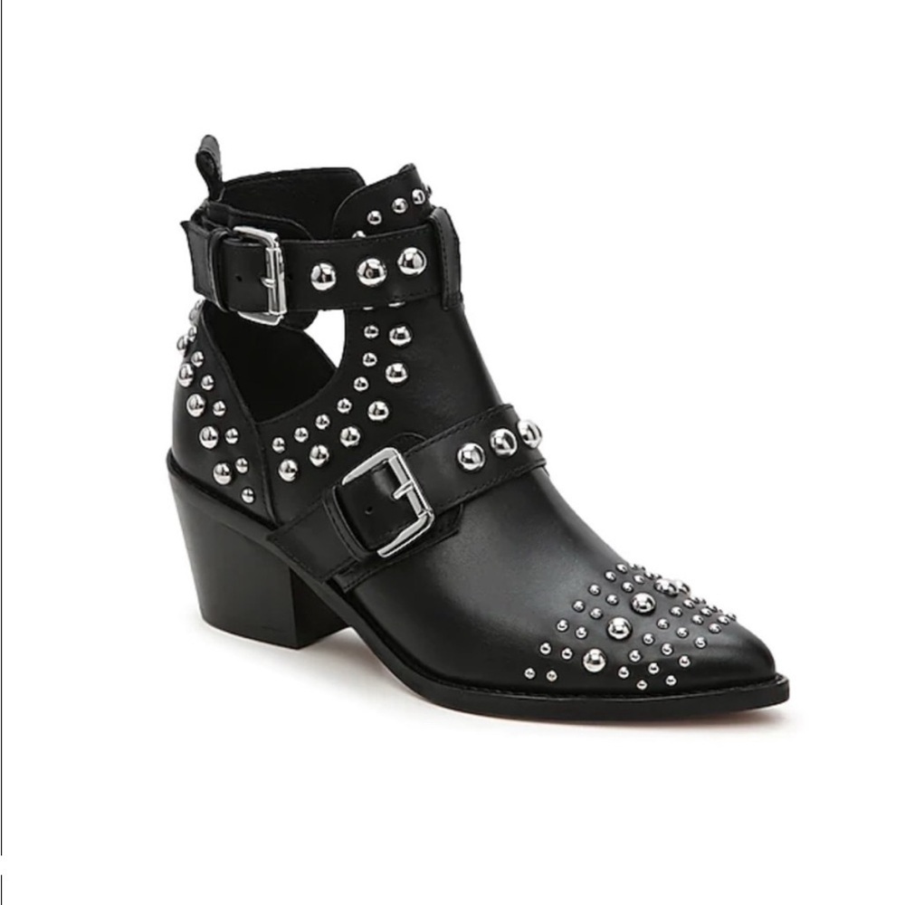 Kurt Geiger women’s Sybil Studded Black Ankle Boots size 36 - Picture 12 of 14